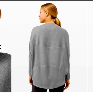 Lululemon Back in Action long sleeve Waffle